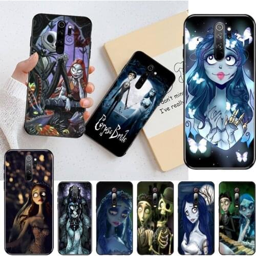Tim Burtons Corpse Bride Phone Case for Redmi 9A 8A 7 6 6A Note 9 8 8T Pro Max Redmi 9 K20 K30 Pro