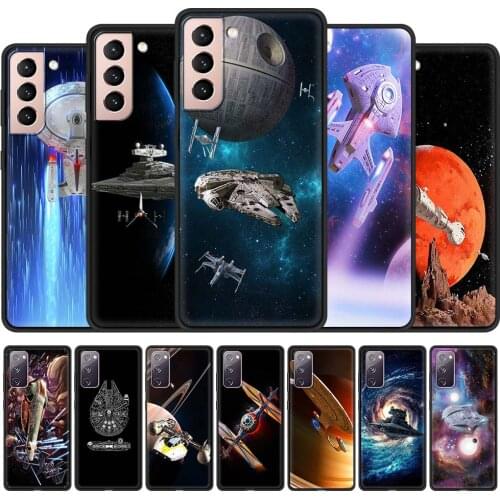 War space ship star Cell Phone Case for Samsung Galaxy S21 S20 FE Note 20 Ultra S10 Lite S9 Plus S8 S10e Black Cover Coque