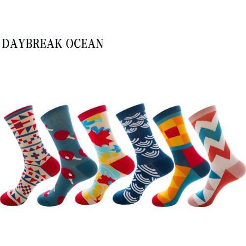 DAYBREAK OCEAN Mens Casual Socks