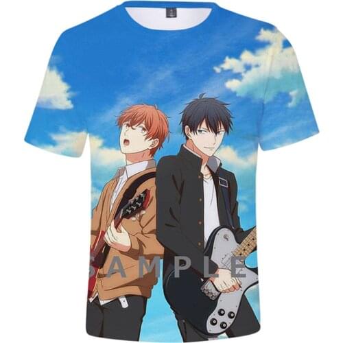 New T Shirts Anime Given 3D Printed Men Tshirts Summer Fashion Tee Shirt Hip Pop Streetwear Women Japanese Anime Given Tops Tees