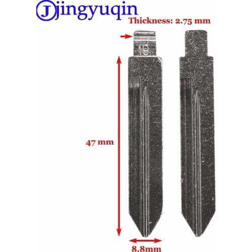 Jingyuqin 10ps/lot Car Replacement Remote Blank Flid Folding Key Blank For Ford Mercury Replacement Uncut Blade