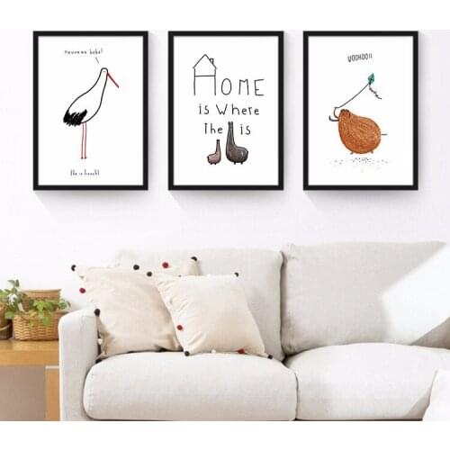 Sample Painting Simplicity Picture Spray-Print Living Room Home Childrens Room Decorative Painting Hanging Painting Poster