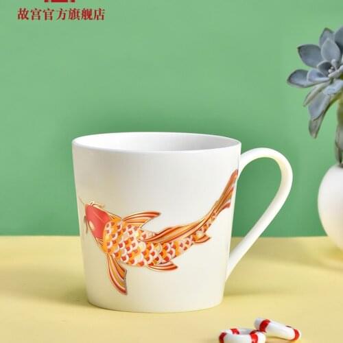 Friends Ceramic Coffee Mug Chinese Style Bone China Taza Cafe Lovely Mark Cup Birthday Gifts Glass Tea Cup Milk Beer Mug