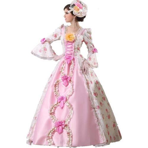 Royal Dress 18th Century Costume Marie Antoinette dress Fashion Party Dress