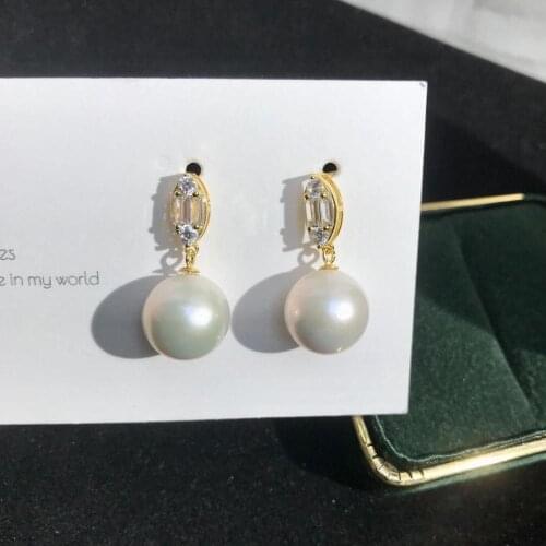 DIY Mounts 925 Sterling Silver Earrings Findings Settings Base Mountings Parts for Coral Pearls Agate Crystal Stones Jade