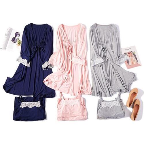 Summer maternity dress T-shirt cotton pregnant women pajamas fashion breastfeeding nightgown suit month clothes