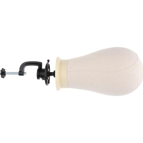 Cork Block Professional Mannequin Head Beige for Making Display Style Dry Wig Manikin With Adjustable Mount Hole Holder Stand