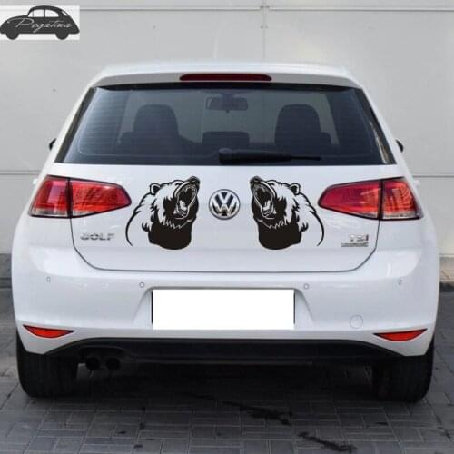 Bear Vinyl Car Door Sticker Grizzly Decal Posters Wall Decals Quadro Parede Decor Mural Wild Animal