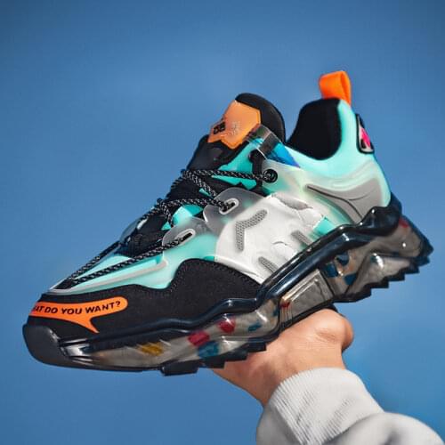 2021 New Men Shoes Spring Mens Gym Shoes Sneakers Men Lace-Up Jogging Shoes Sneakers Men Height Increasing Fashion Sneakers