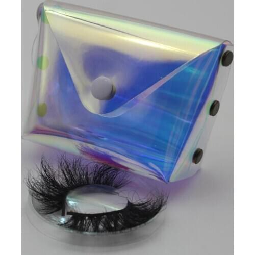 New wholesale soft laser 25mm mink eyelashes packaging box lash boxes packaging No eyelashes faux strip empty case bulk vendors