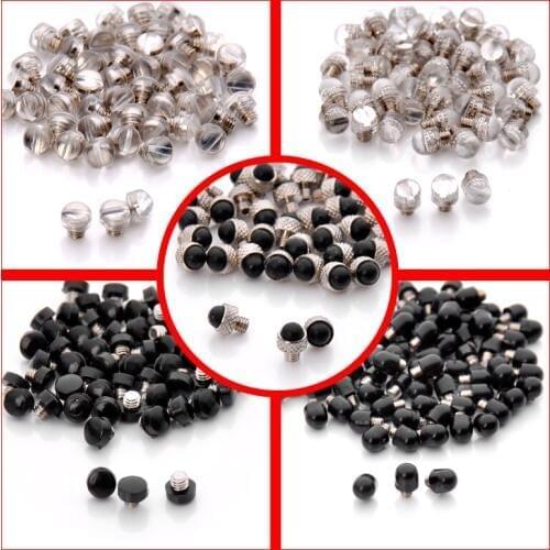 Wholsale 500pcs/lot Scissor Bumpers Haircut Accessories Stainless Ciseaux Fantaisie Scissors Parts 2.5*0.5mm