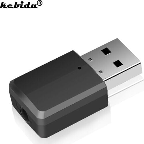 2 in 1 Bluetooth 5.0 Receiver Transmitter Wireless Bluetooth Adapter Audio With 3.5MM AUX Audio For Home TV Car MP3 Speaker PC