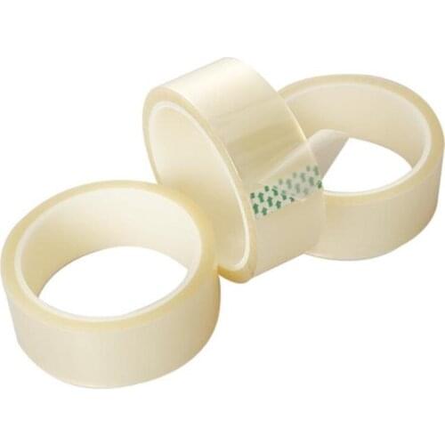 5-50mm PET Non-trace Transparent Adhesive Tape Reusable Waterproof Cleanable High Temperature Resistance Tape