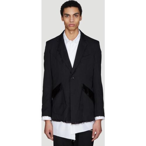 S-6XL!! 2019 mens suits with rough edges are popular among Japanese designers