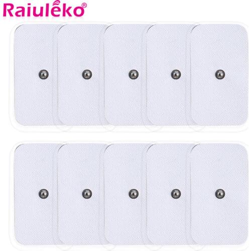 10/20Pcs TENS Non-woven Self Adhesive Replacement Electrode Pad for Muscle Stimulator Tens Machine Pads Braces Dropshipping