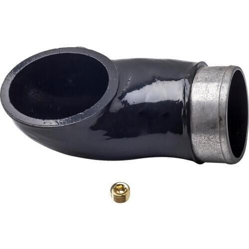 Inlet Manifold Intake Elbow Tube for GMC 6.6 Duramax Diesel LLY 2004-2005 Black
