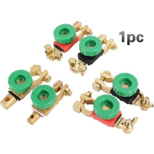 1pc Automobile Brass Battery Power off Switch Battery Pile Head Terminal Clip Joint Protection Anti-leakage