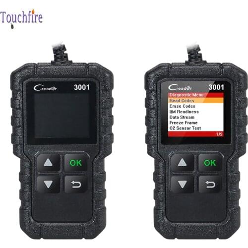 1PCS Full-featured code reader card the latest professional version of LAUNCH X431 Creader /CR3001 ELM327 NT200C OBD II
