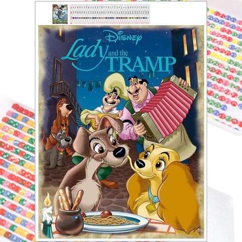 Diamond Painting Cartoon Miss Stray Dog Animal Full Square Round 5D DIY Art Gift Embroidery Cross Stitch Mosaic Home Decoration