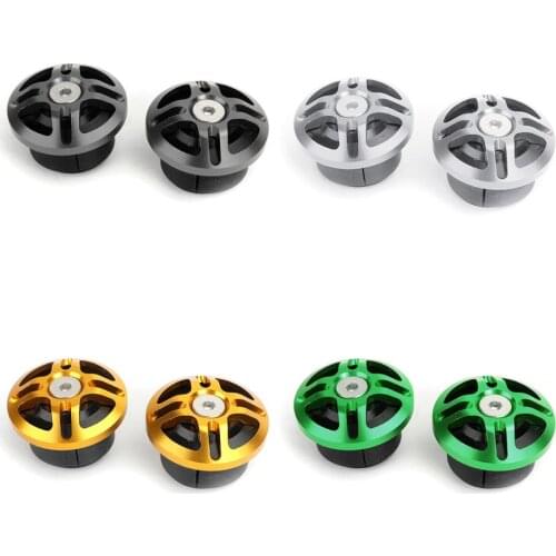 Areyourshop CNC Aluminum Hole Frame Plugs Caps For Kawasaki EX250 EX400 Ninja 250 400 2018 2019 Motorcycle Accessories Parts