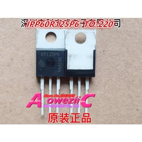 Aoweziic 2018+ 100% new imported original 6R125P6 IPP60R125P6 TO-220 IPA60R125P6 TO-220F IPW60R125P6 TO-247 transistor