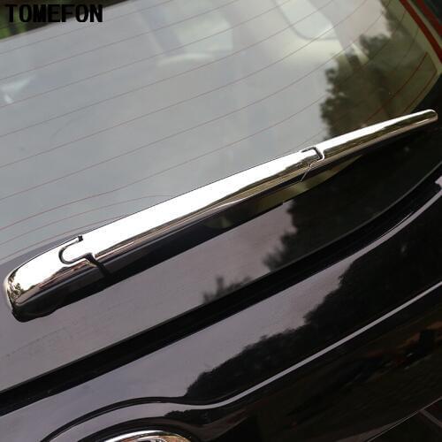 TOMEFON Auto Accessories For Toyota Highlander Kluger 2014 2015 ABS Chrome Rear Window Wiper Arm Blade Cover Trim Nozzle Bezel