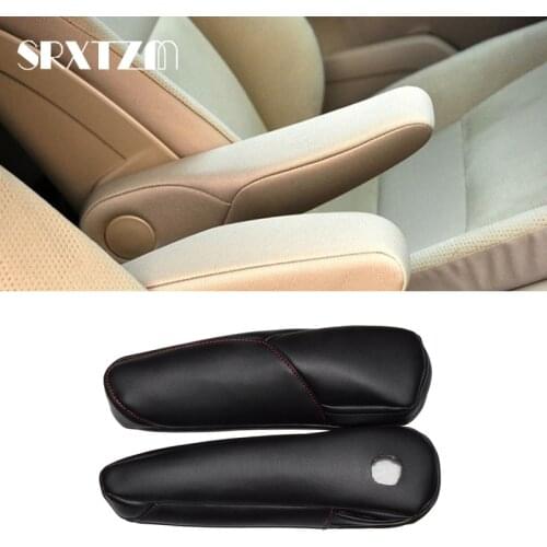 Car Seat Armrest Cover Trim Protection Microfiber Leather Handrest Hand Holder Protector For Honda/CR-V CRV 2007 2008 2009