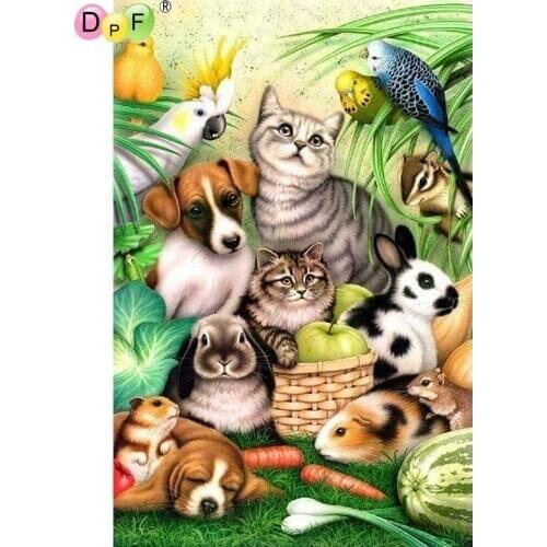 DPF 5D Round/Square full Diamond Painting Cross Stitch Crafts Diamond Embroidery Mosaic Needlework kits Home Decor