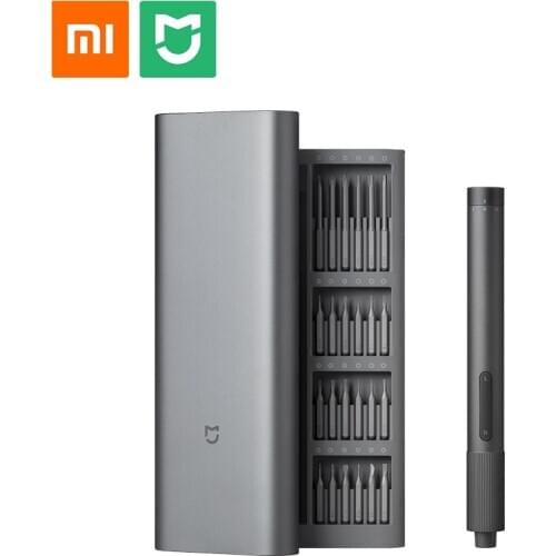 Xiaomi Mijia Electric Precision Screwdriver Kit 24 pcs S2 Steel Precision Bit All Metal Gear box Type-C Charging 2 gear torque