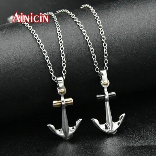 Allergy Free Unisex Jewelry 316L Stainless Steel Anchor Pendant Necklace For Men and Women Gift