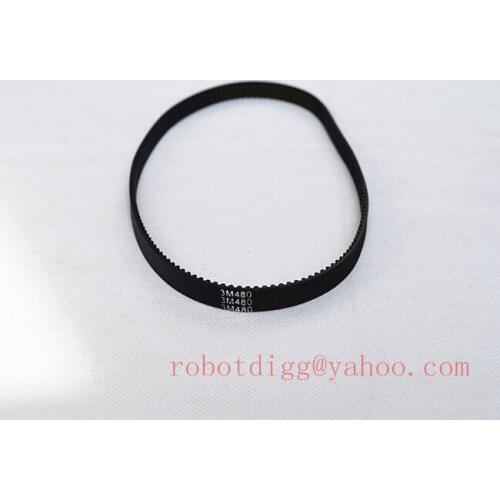 HTD 3M, Timing Belt, Closed-loop, 480mm length, 160 teeth, 6mm width