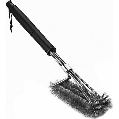 Kitchen Accessories BBQ Grill Barbecue Kit Cleaning Brush Stainless Steel Cooking Tools Barbecue Gadgets Accessories Brushes