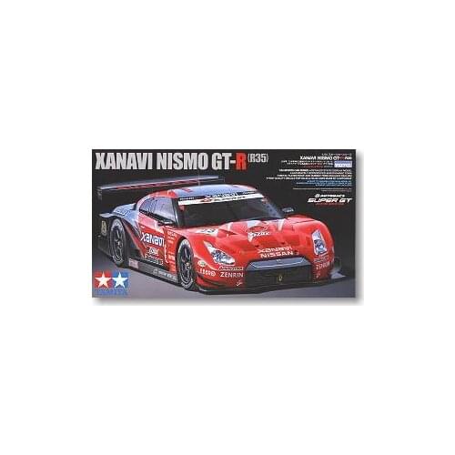 1/24 Tamiya Assembled Car Model NISSAN XANAVI NISMO GT-R R35 DIY Plastic assembling car model manual professional player #24308