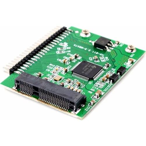 MSATA SSD 55mmx40mm SSD To 2.5 44PIN IDE HDD High Quality Adapter Card Plate