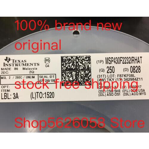 MSP430F2232IRHAT QFN 100% new original freeshipping STOCK 5PCS-100PCS/LOT