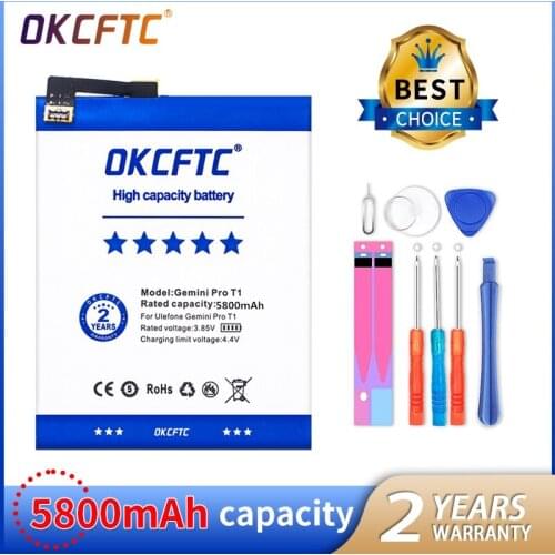 Original Ulefone Gemini Pro & T1 Replacement 5800mAh Parts backup battery for Ulefone Gemini Pro Smart Phone