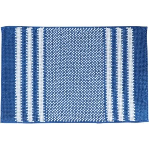 Simple Striped Chenille Carpets Absorbent Non-slip Entrance Doormat Floor Mats for Bathroom Living Room Balcony Kitchen