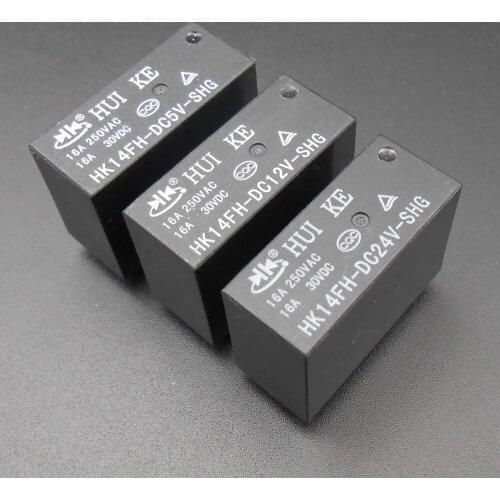 100Pcs HUI KE Power Relay HK14FH DC 5V 12V 24V 16A 8 Pins 8-Pin HK14FH-DC5V-SHG HK14FH-DC12V-SHG HK14FH-DC24V-SHG NEW *FD244-246