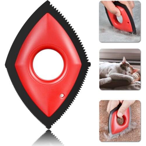 Pet Hair Remover Dog Hair Removal Device Sofa Pet Hair Brush Remover Carpet Cushion Home Fabric Hair Removal Silicone Brush