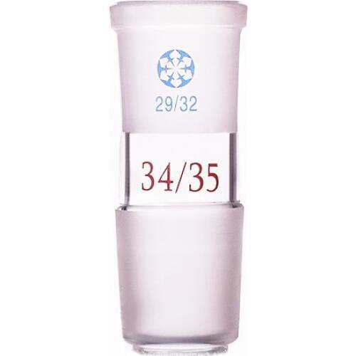 Borosilicate Glass Joint,Female 29/32,Male 34/35,Glass reducing Adapter,A type connector