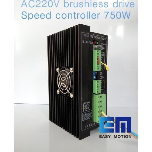 AC220V high voltage dc brushless drive controller, Brushless motor driver board,Speed controller 750W