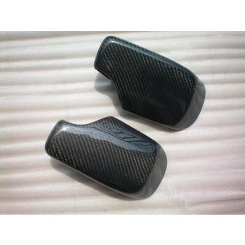 Carbon Fiber & ABS Mirror Covers Housings for 1999-2005 BMW E46 3 Series Sedan 4 Door