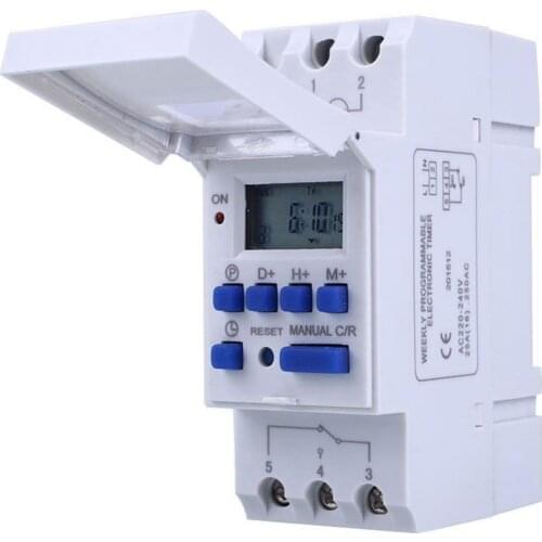 1x Precision Accurate Digital Electronic Time Switch Programmable Timer