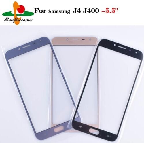 10Pcs\lot Replacement LCD Front Touch Screen Glass Outer Lens For Samsung Galaxy J4 J400 J400F J400F/DS J400G/DS J400G SM-J400F