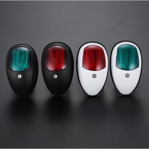 2Pcs Waterproof 27 LED Navigation Light Signal Warning Lamp Signal Lamp Starboard Port Side for Marine Boat Yacht DC12V-24V