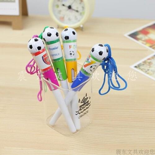 20pcs Creative Stationery lovely Football ballpoint pens wholesale 0.7mm free shipping