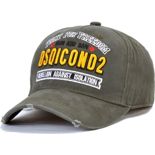 2021 Icon DSQICOND2 Cap Cotton Baseball Caps DSQ2 Letters Brand High Quality Cap Men Women Customer Design Hat new popular Cap