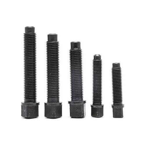 45#Steel Forging machine Lathe workstations screw M16 M18 Lathe Tool Holder Screw Arbor Bolt black square head drive