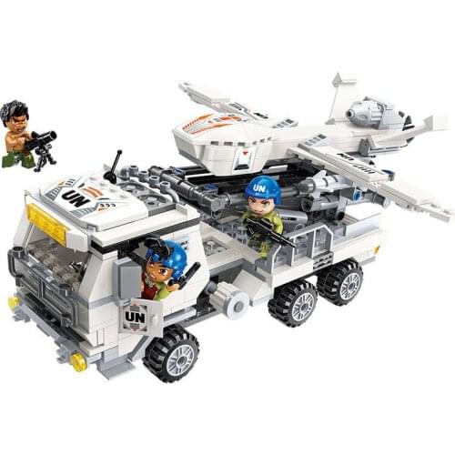 474pcs Enlightenment 3215 Thunder Mission Scout Car Assembled Model Assembled Building Block Toy Gifts