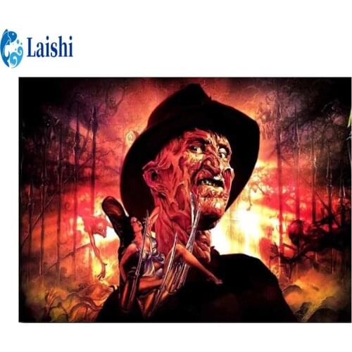 3D Diy Diamond Painting Frame Mountain Woman and Scar Man Art Diamond Picture Cross stitch Mosaic Gift Home Wall Decoration